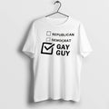 Officials Republican Democrat Gay Guy Checkbox Lgbtq Tee Premium T Shirt