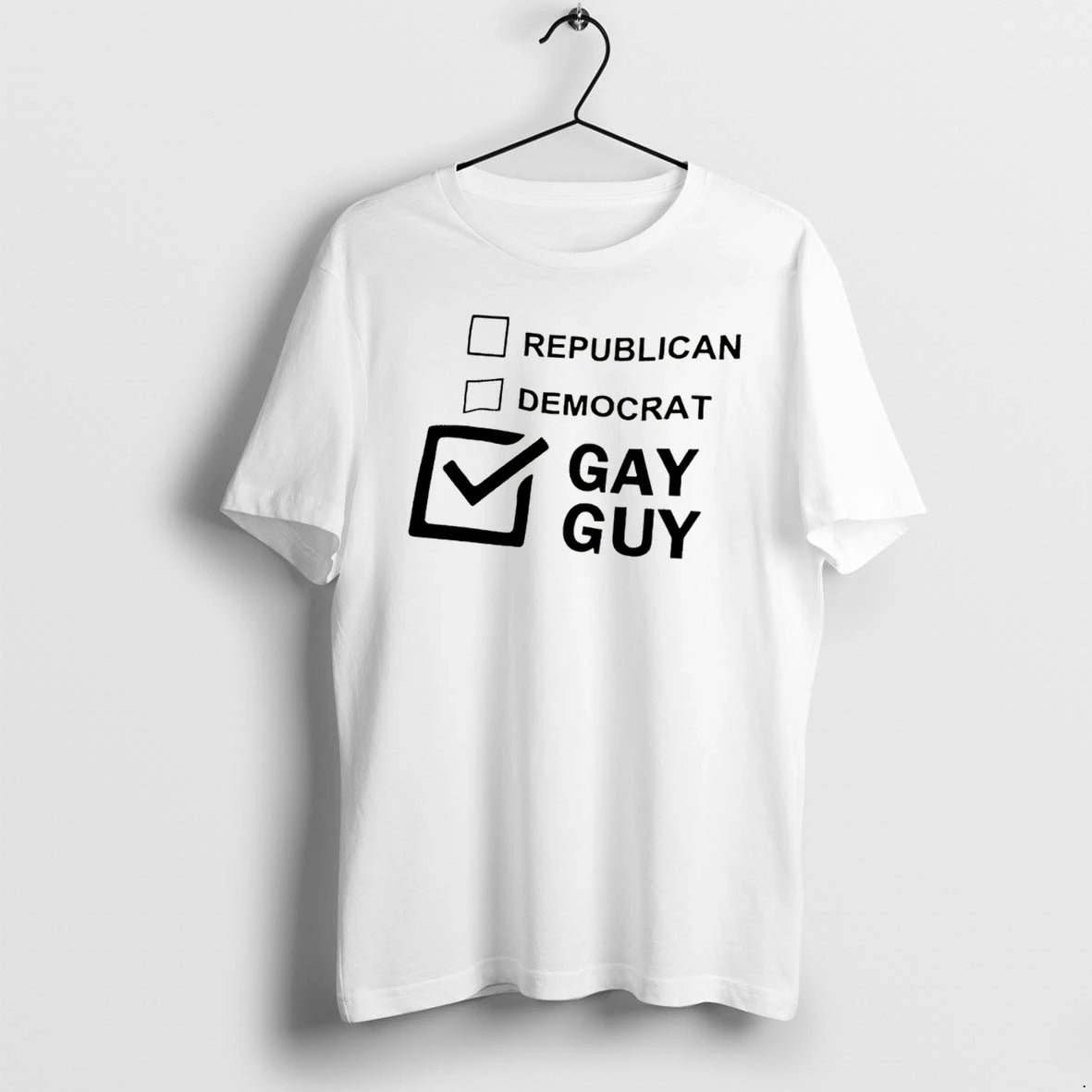 Officials Republican Democrat Gay Guy Checkbox Lgbtq Tee Premium T Shirt