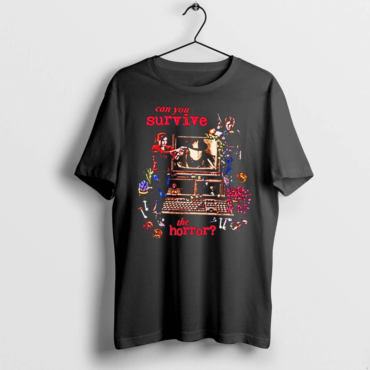 Officials Resident Evil Leon Kennedy Can You Survive The Horror Tee Premium T Shirt