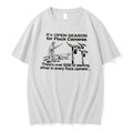 Officials Retro Flock Cameras Open Season Sterling Silver Tee Premium T Shirt