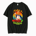 Officials Retro Lunch Lady Take A Fruit Or Veggie Tee Premium T Shirt