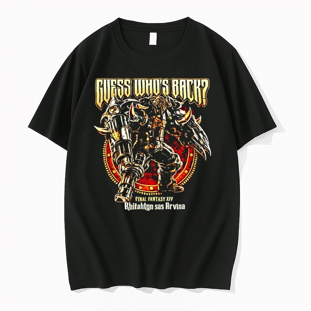 Officials Rhitahtyn Sas Arvina Guess Whos Back Final Fantasy Xiv Premium T Shirt