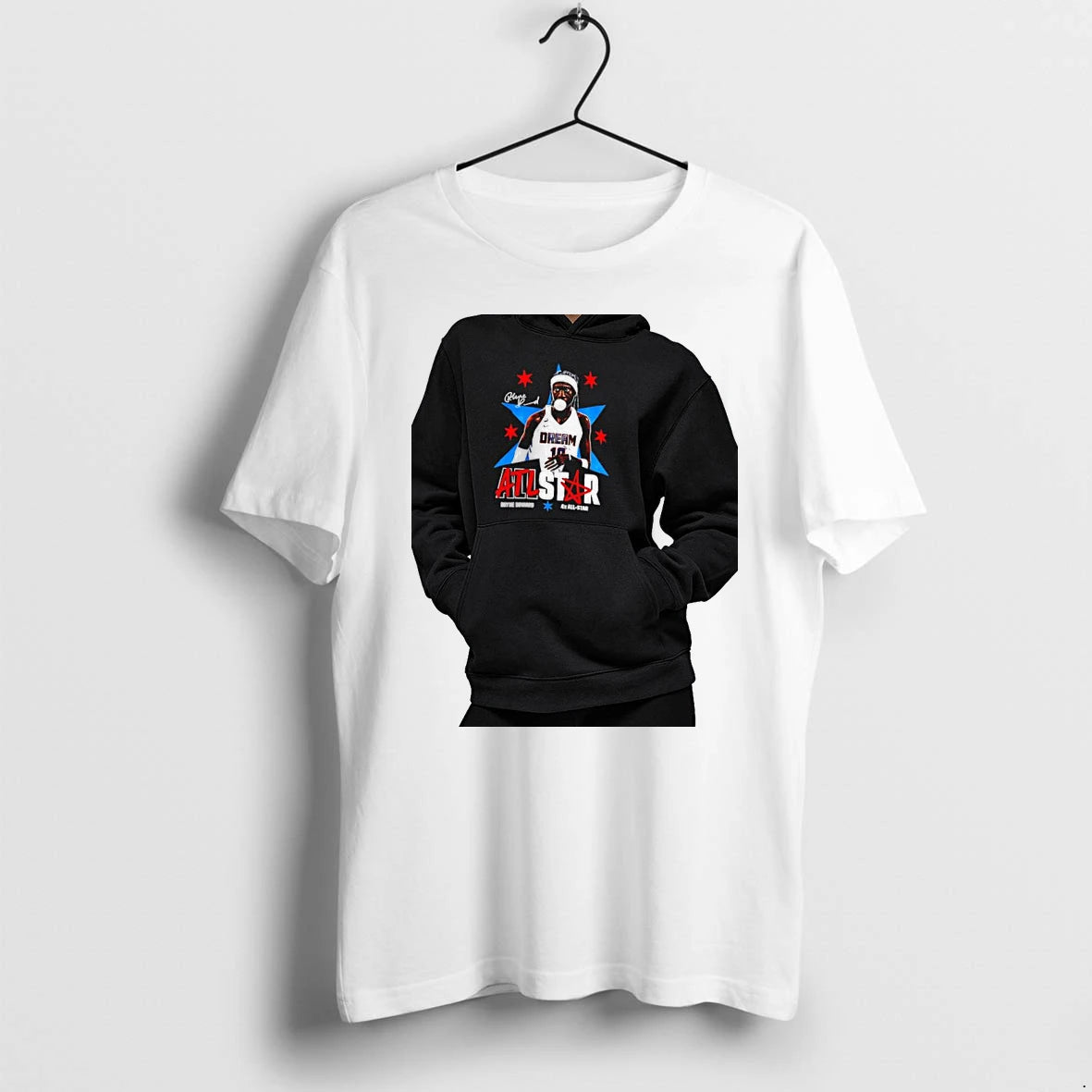 Officials Rhyne Howard 4x All Star Signature Premium T Shirt