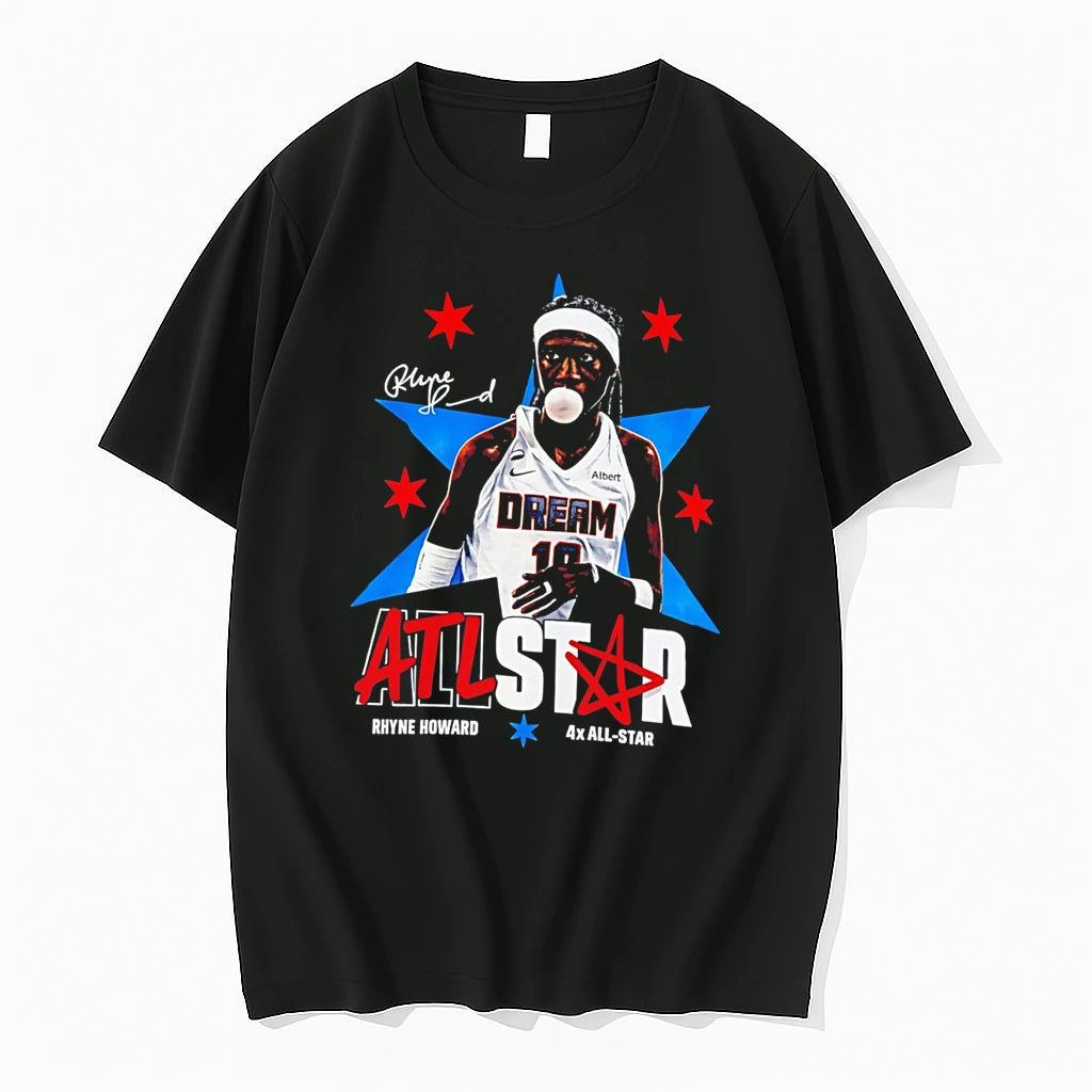 Officials Rhyne Howard Atlanta Dream No 10 4x All Star Signature Tee