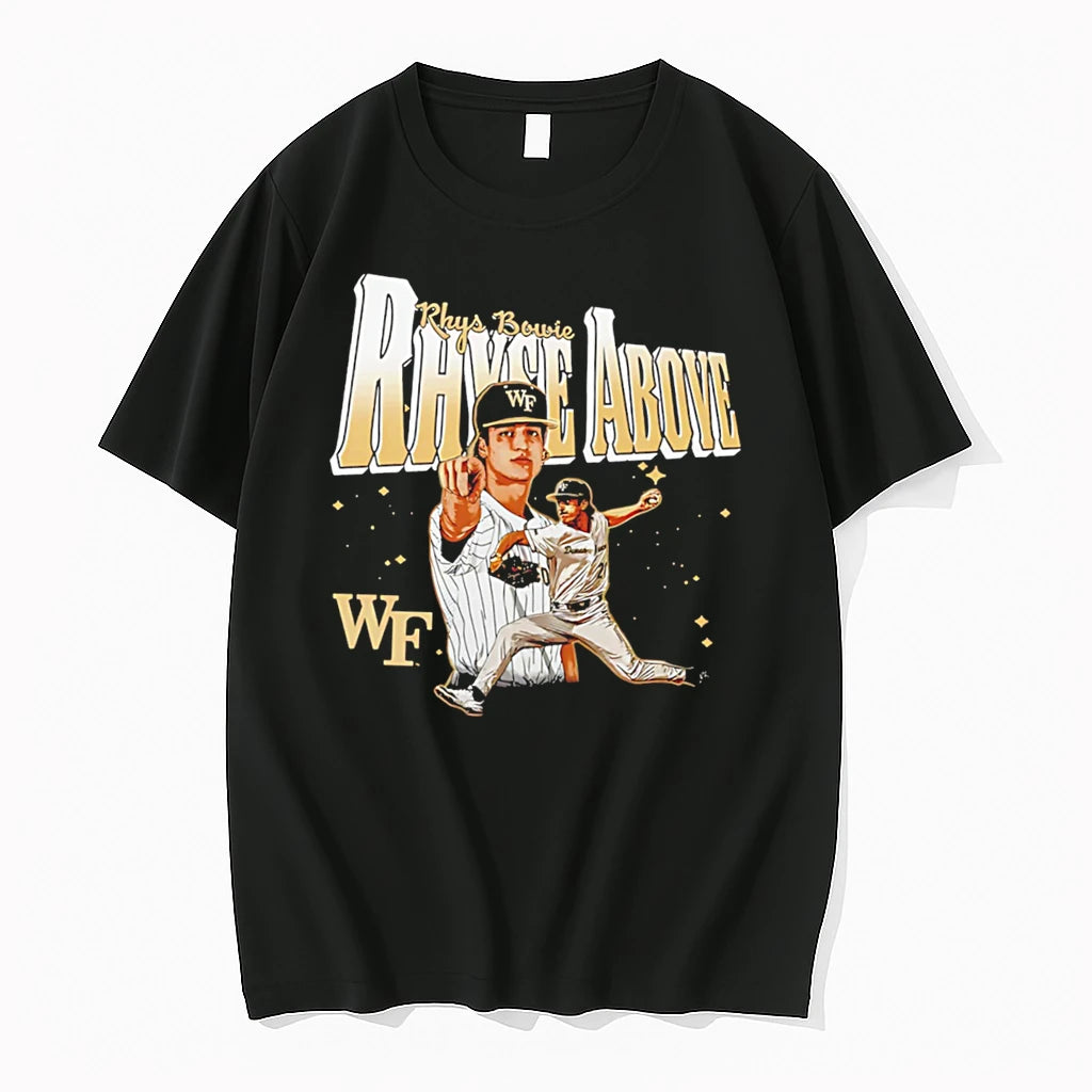 Officials Rhys Bowie Wake Forest Baseball Welcome To Bowie Land Tee Premium T Shirt