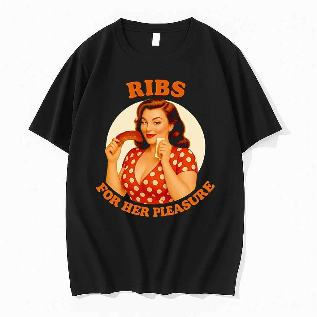 Officials Ribs For Her Pleasure Woman Pin Up Style Premium T Shirt