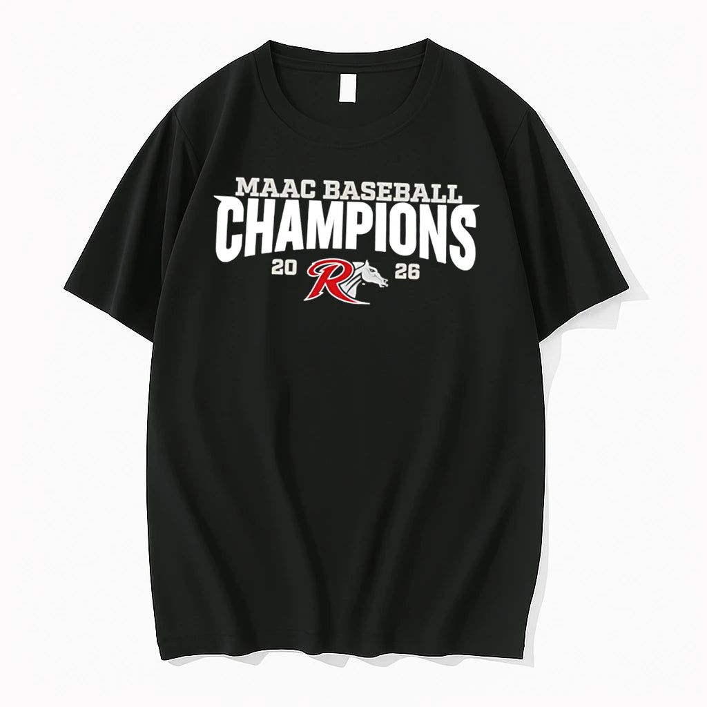 Officials Rider University 2026 Maac Baseball Champions Tee Premium T Shirt