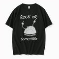 Officials Rock Or Something Sketchs World Angry Rock Premium T Shirt