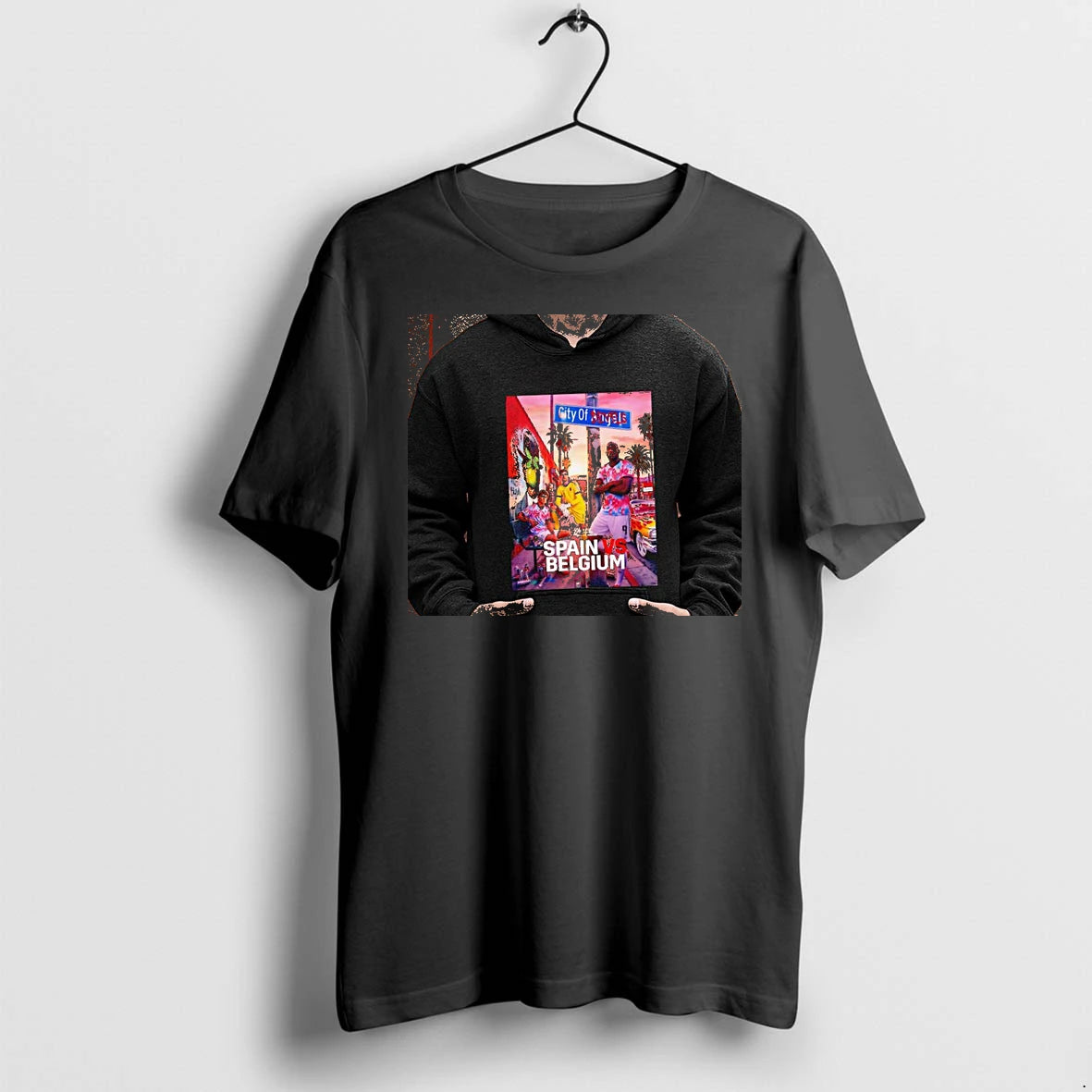 Officials Romelu Lukaku Charles De Ketelaere Thibaut Courtois Belgium Spain 2026 Premium T Shirt