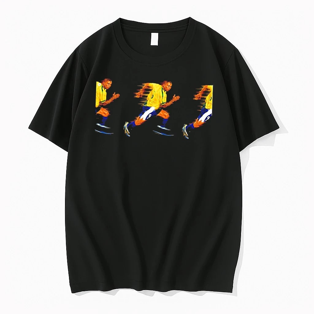 Officials Ronaldo Nazario Brazil National Football Team R9 Legend Tee Premium T Shirt