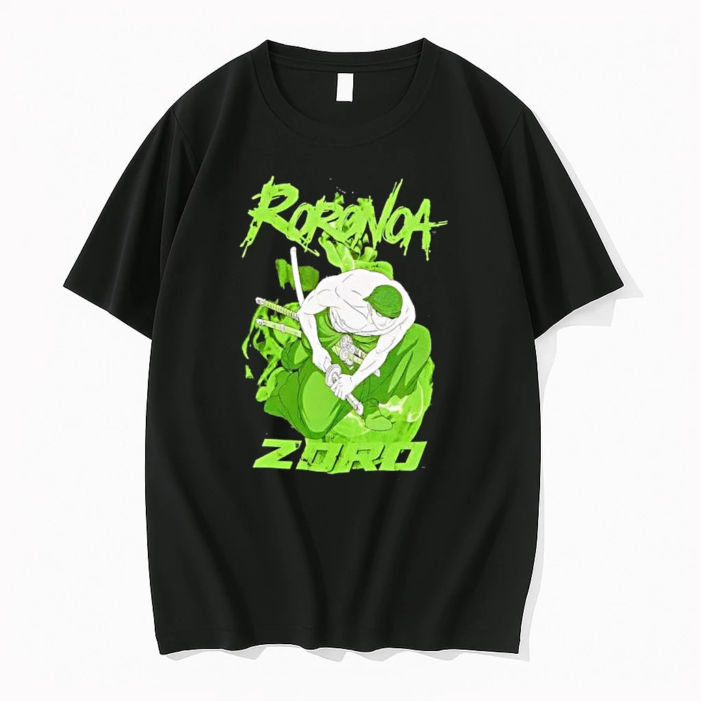 Officials Roronoa Zoro One Piece Anime Manga Swordman Premium T Shirt