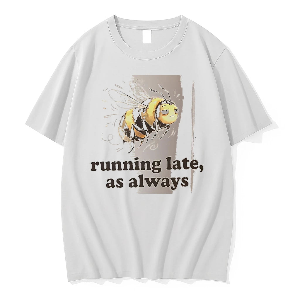 Officials Running Late As Always Bee White Premium T Shirt