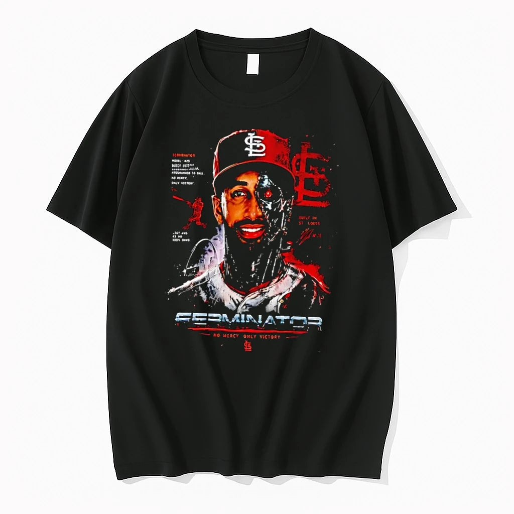 Officials Stl Terminator Baseball St Louis Cardinals Black Premium T Shirt