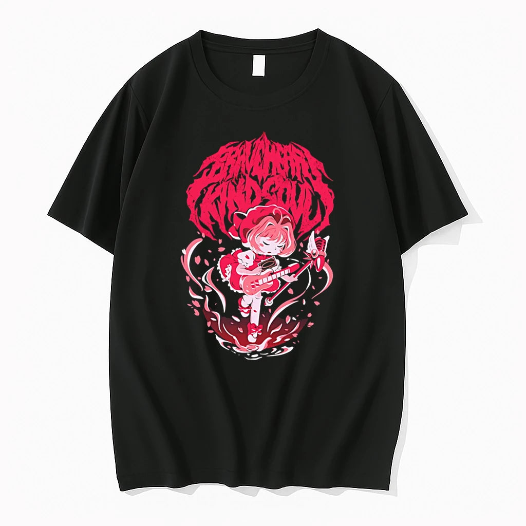Officials Sakura Kinomoto Braveheart Kind Soul Anime Tee Premium T Shirt