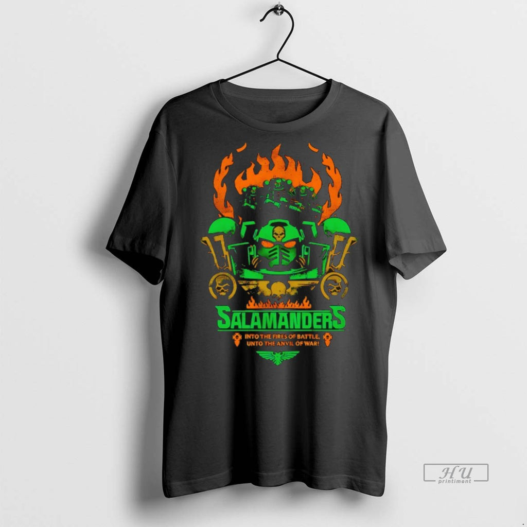 Officials Salamanders Fires Of Battle Graphic Tee Shirt Sweater