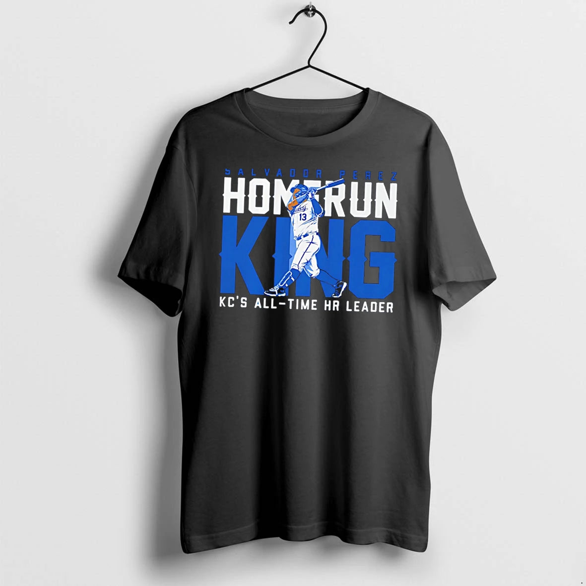 Officials Salvador Perez Kansas City Royals All Time Home Run King Tee
