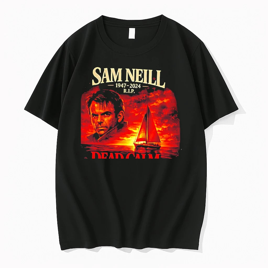 Officials Sam Neill 1947 2024 Rip Dead Calm Tribute Tee Premium T Shirt
