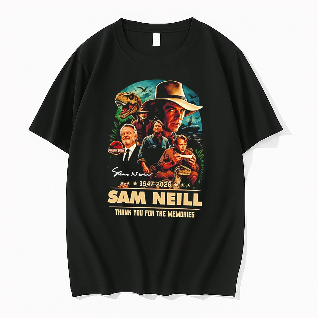 Officials Sam Neill 1947 2026 Thank You For The Memories Tee Premium T Shirt