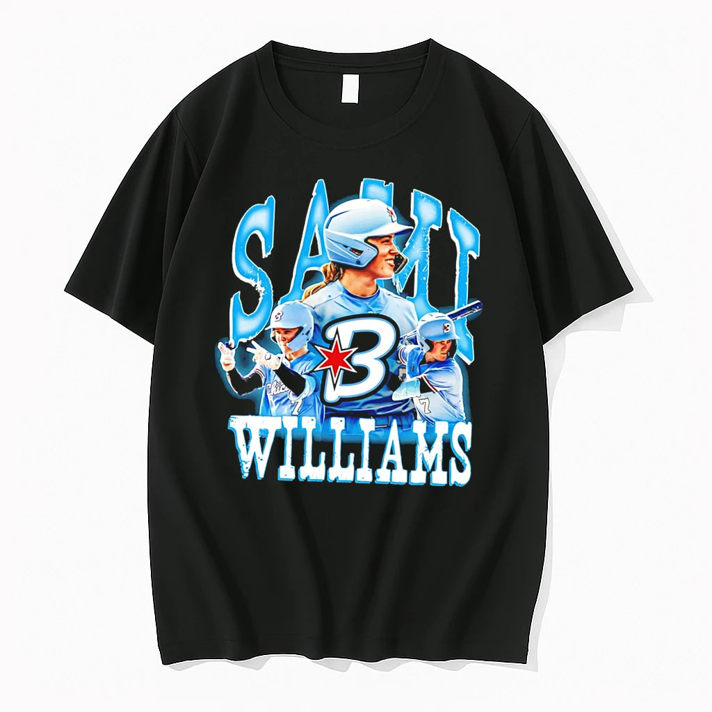 Officials Sami Williams Chicago Bandits Player College Tee Premium T Shirt