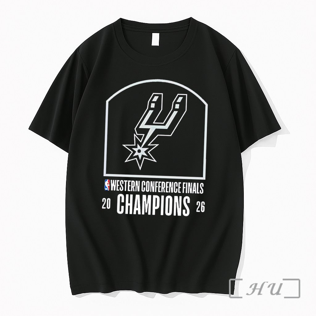 Officials San Antonio Spurs 2026 Nba Western Conference Champions Classic Tee Premium T Shirts Sweater