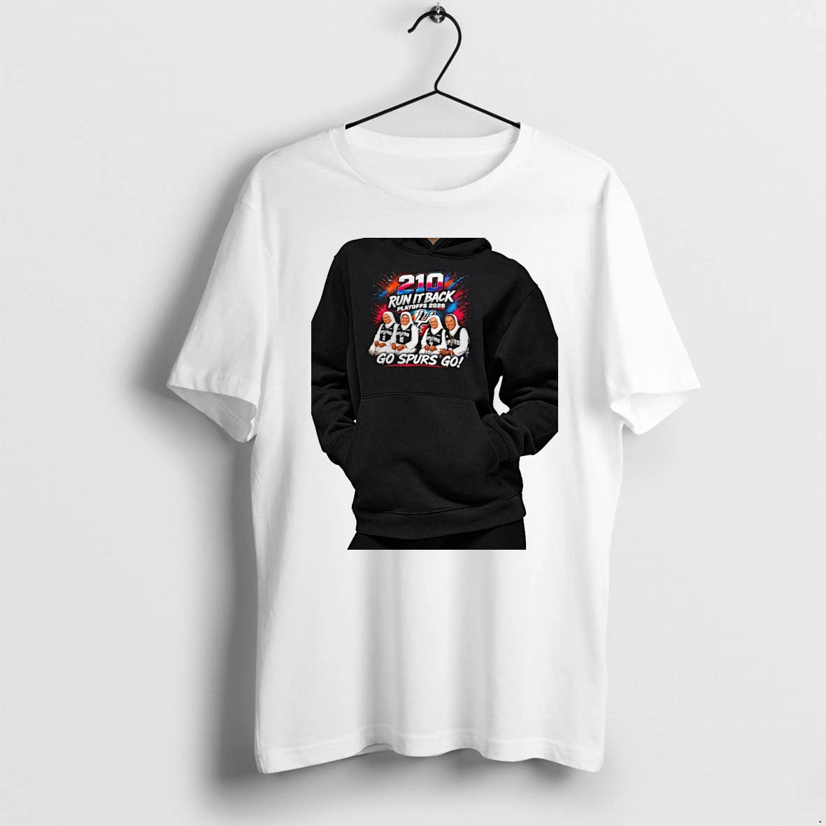 Officials San Antonio Spurs 210 Run It Back Playoffs 2026 Premium T Shirt