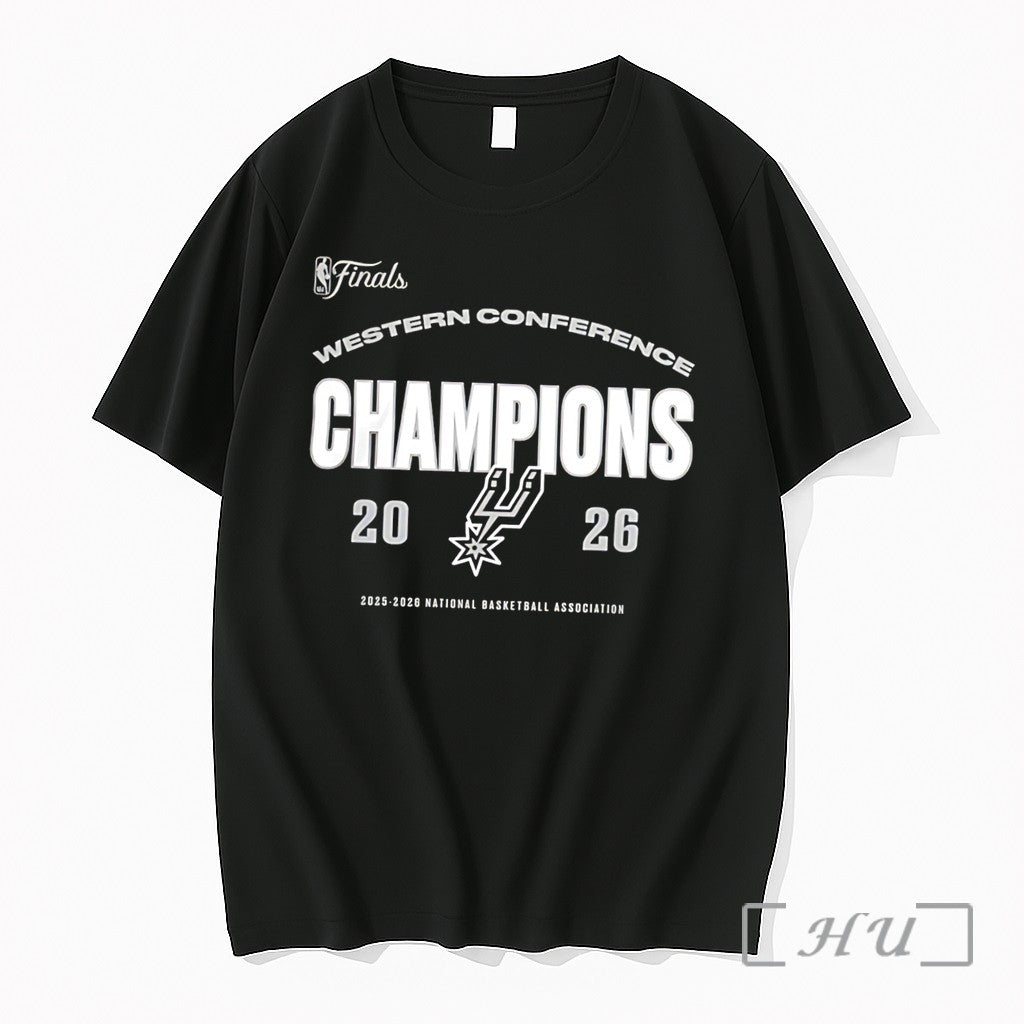 Officials San Antonio Spurs Basketball Western Conference Champions 2026 Classic Tee Premium T Shirts Sweater