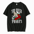 Officials San Diego Padres Skeleton Hands Praying With Roses And Doves Premium T Shirt