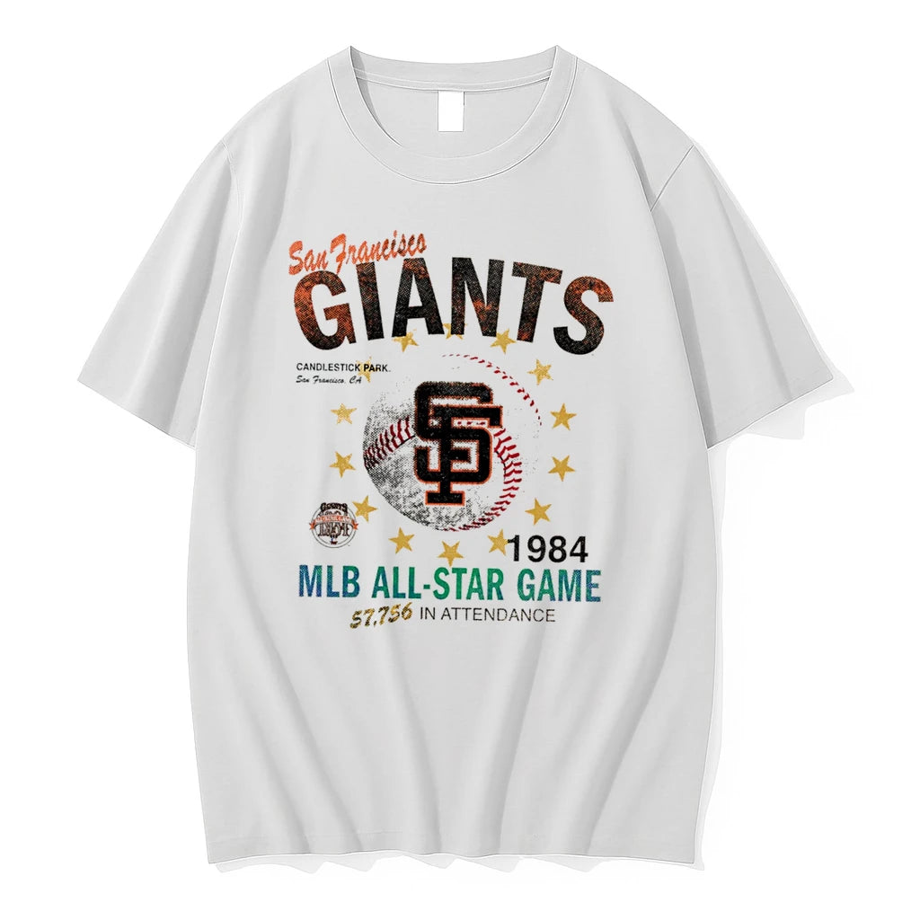Officials San Francisco Giants 1984 Mlb All Star Game Candlestick Park Tee