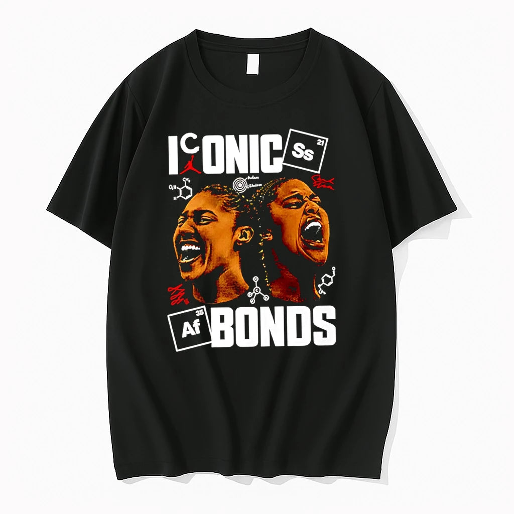 Officials Sarah Strong And Azzi Fudd Uconn Huskies Basketball Iconic Bonds T