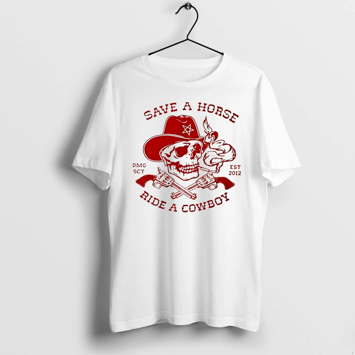 Officials Save A Horse Ride A Cowboy Est 2012 Tee Premium T Shirt