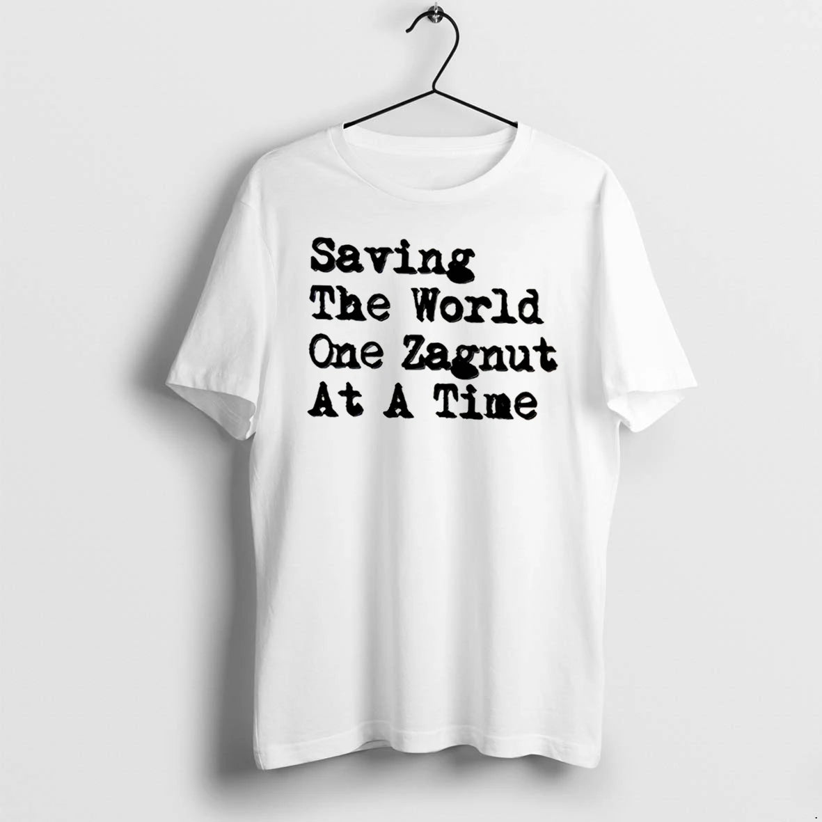 Officials Saving The World One Zagnut At A Time Candy Lover Tee