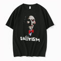 Officials Sawtism Billy Puppet Horror Saw Jigsaw Dark Humor Tee Premium T Shirt