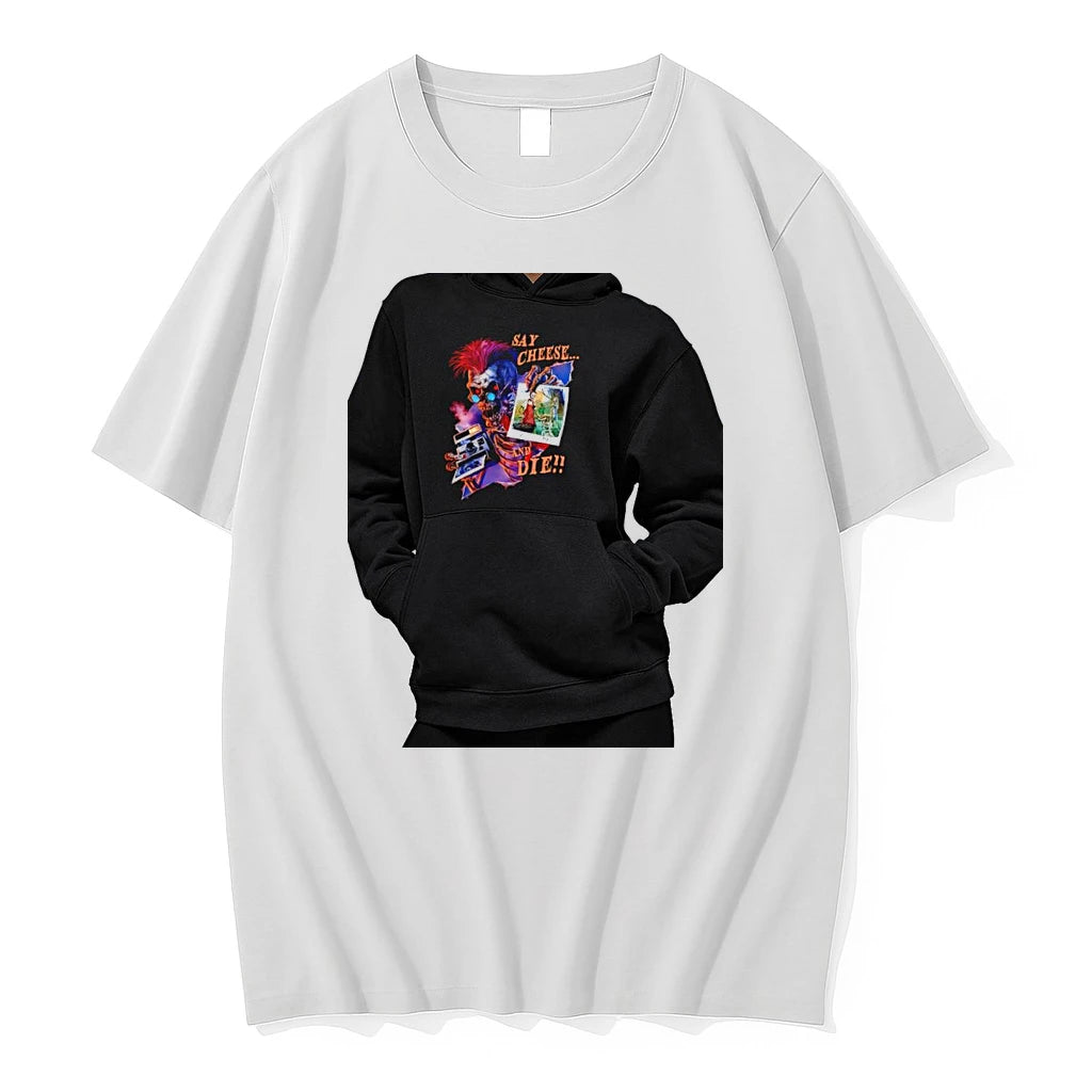 Officials Say Cheese And Die Goosbumps R L Stine Skeleton Photographer Premium T Shirt