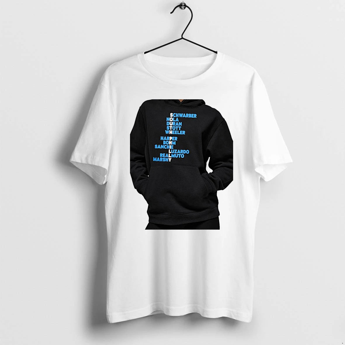 Officials Schwarber Nola Duran Stott Wheeler Harper Bohm Philadelphia Phillies Mlb Premium T Shirt