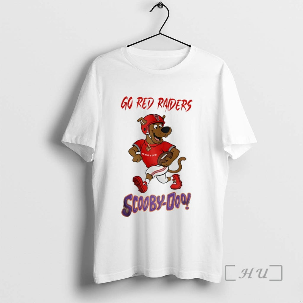 Officials Scooby Doo X Texas Tech Red Raiders Go Red Raiders Cartoon T Shirt Sweater