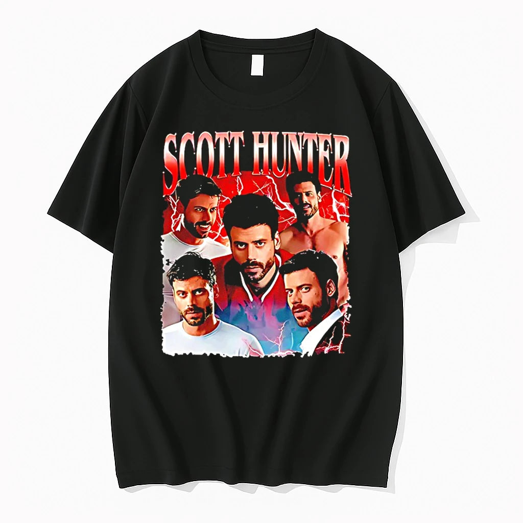Officials Scott Hunter Actor Collage Scott Hunter Lightning Effects Women Premium T Shirt