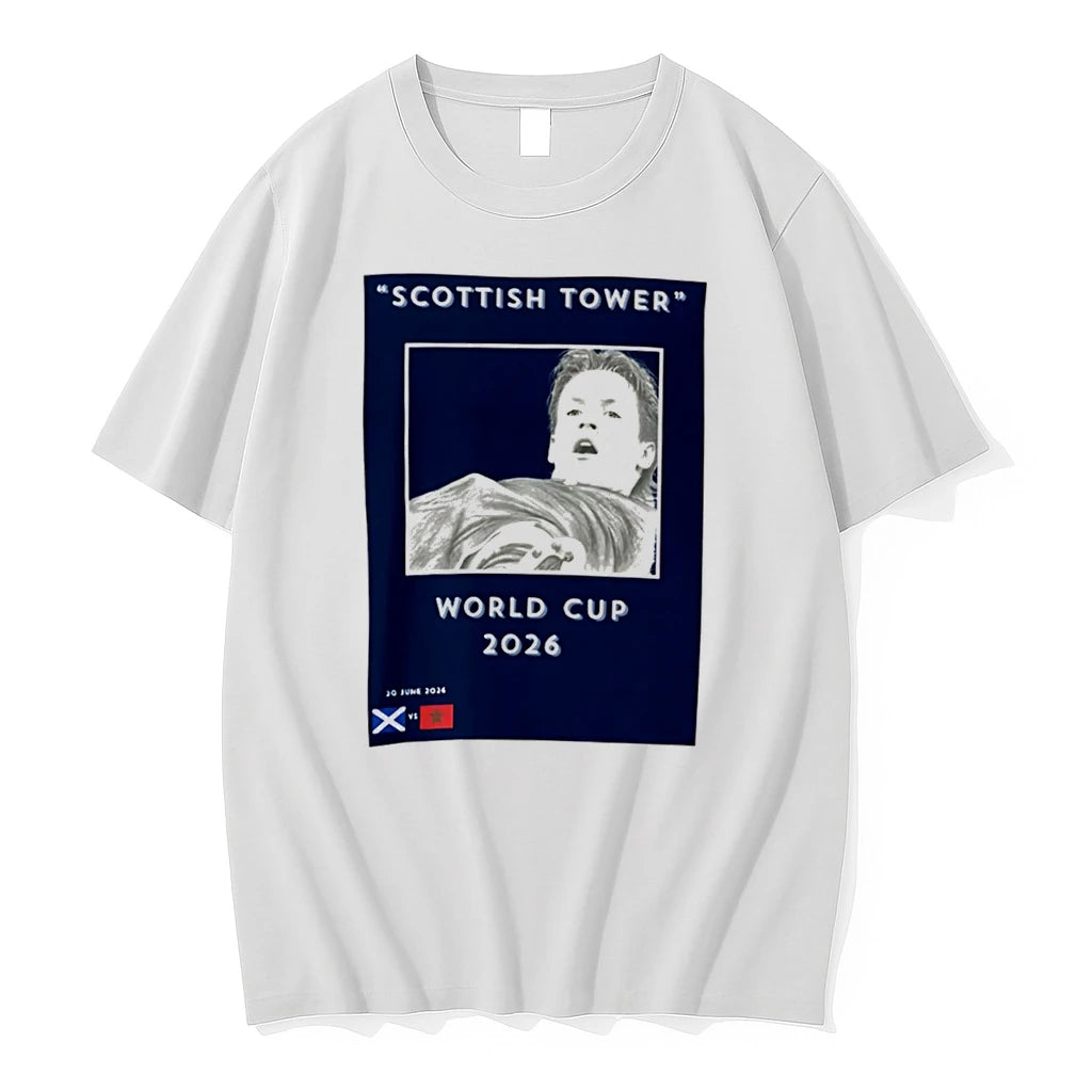 Officials Scottish Tower World Cup 2026 Scotland Vs Morocco Tee Premium T Shirt