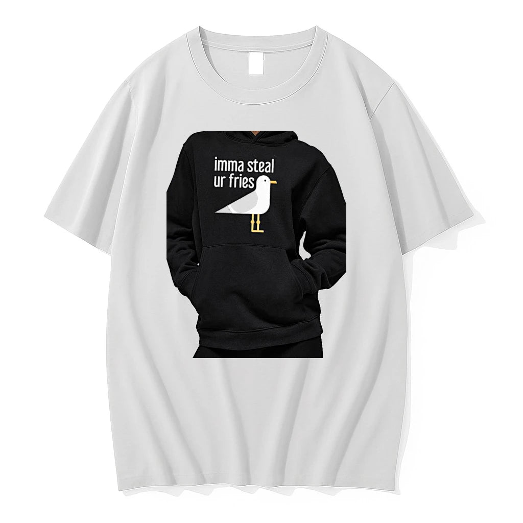 Officials Seagull Bird Imma Steal Ur Fries Premium T Shirt