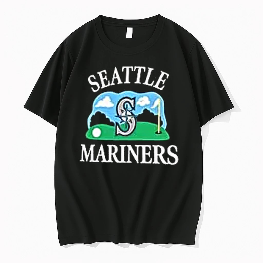 Officials Seattle Mariners 47 Plackard Foundation Black Mens Premium T Shirt