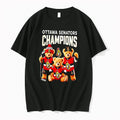 Officials Senators Teddy Bear Trio Ottawa Senators Champions Black Premium T Shirt