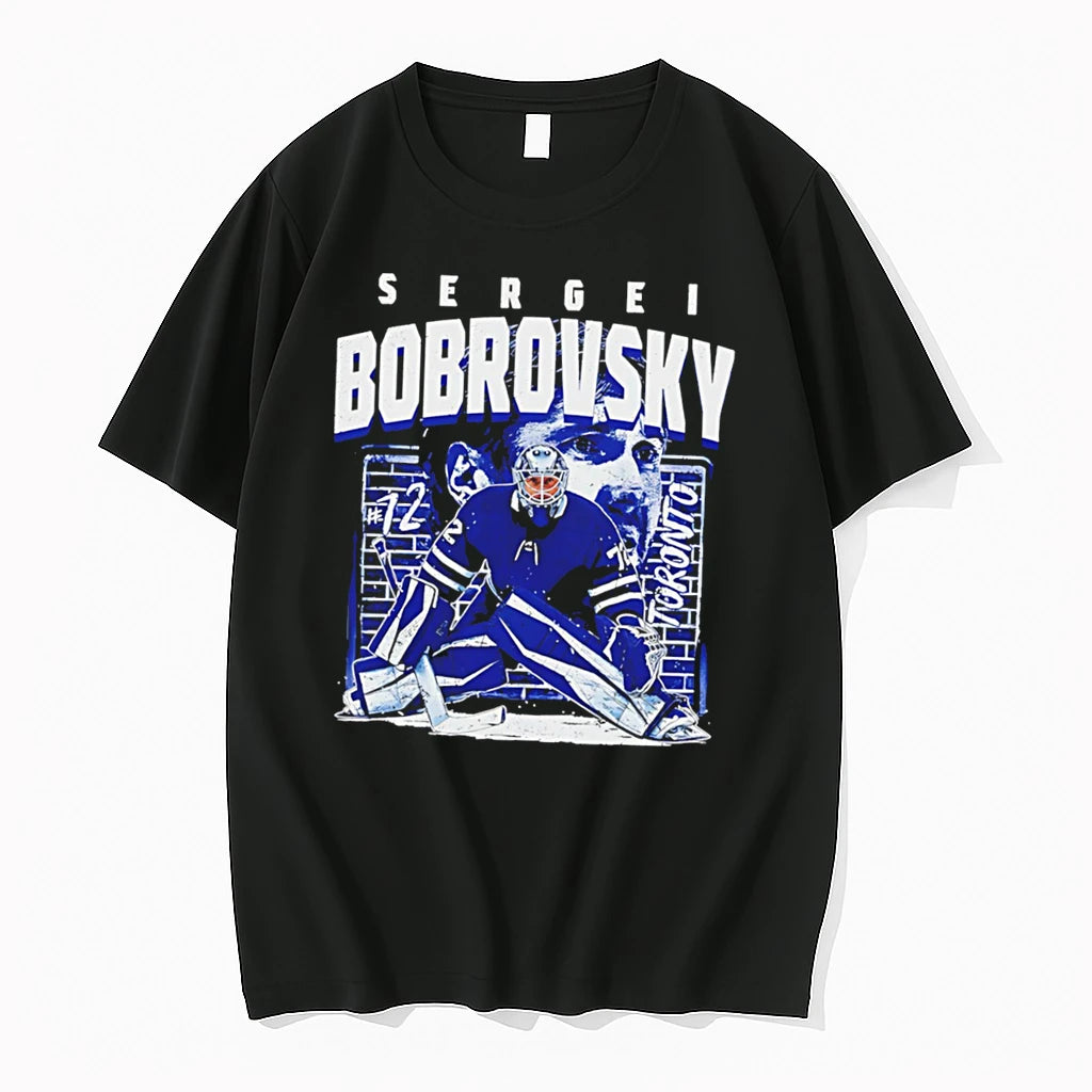 Officials Sergei Bobrovsky Toronto Maple Leafs Brick Wall Tee Premium T Shirt