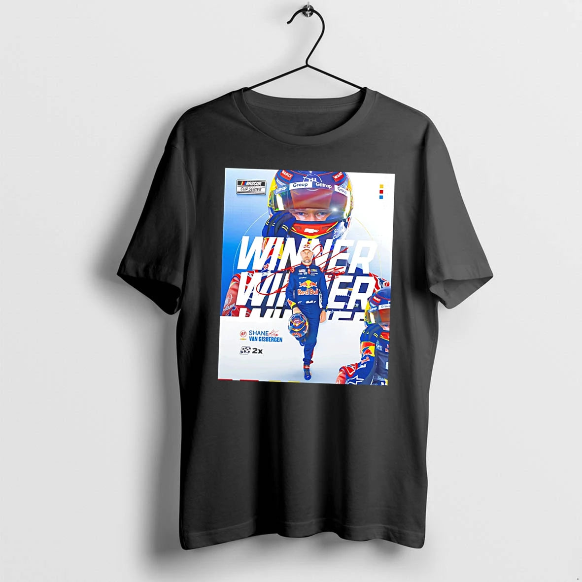 Officials Shane Van Gisbergen Second Victory In The Nascar Cup Series Tee