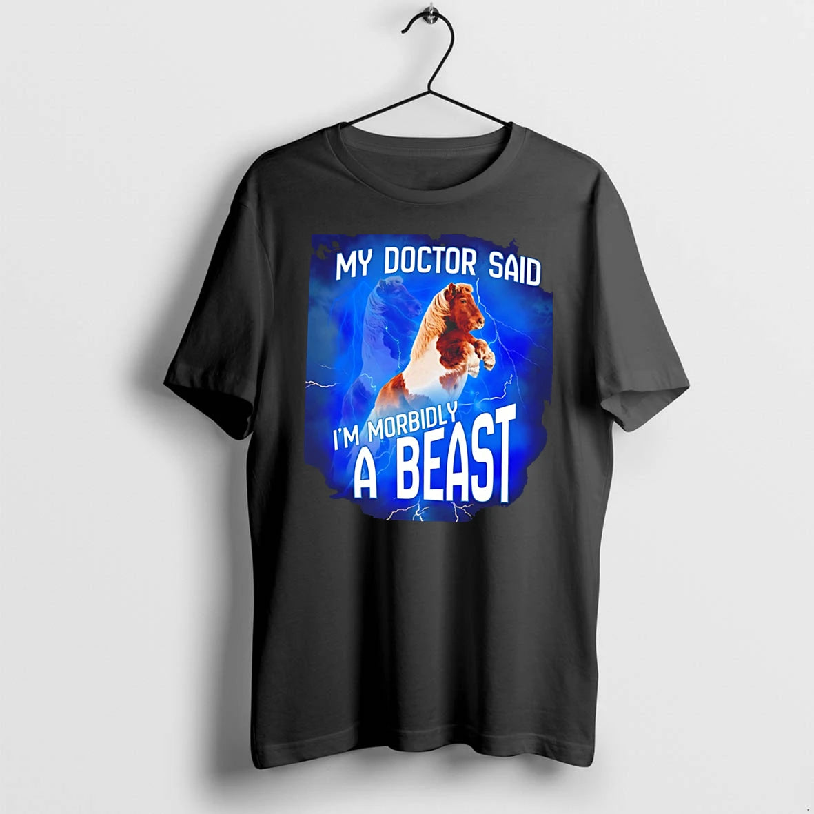 Officials Shetland My Doctor Said Im Morbidly A Beast Tee Premium T Shirt