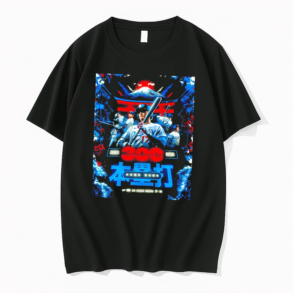 Officials Shohei Ohtani 300 Home Runs Los Angeles Dodgers Mlb Tee Premium T Shirt