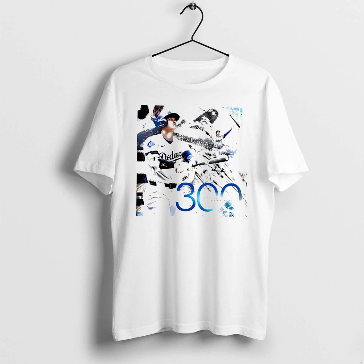 Officials Shohei Ohtani Los Angeles Dodgers 300 Career Home Runs Tee Premium T Shirt