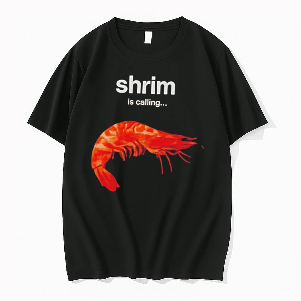 Officials Shrim Is Calling Funny Incoming Call Shrimp Tee Premium T Shirt