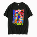 Officials Silly Kitties Pixels Cute Cat Cartoon Characters Tee Premium T Shirt