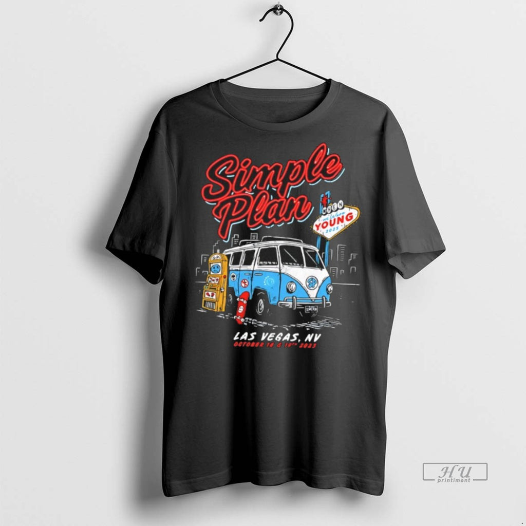 Officials Simple Plan Tour Las Vegas Nevada 2025 Graphic Tee Shirt Sweater