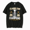Officials Sioux Falls Stampede Hockey 2026 Clark Cup Champions Trophy Tee Premium T Shirt
