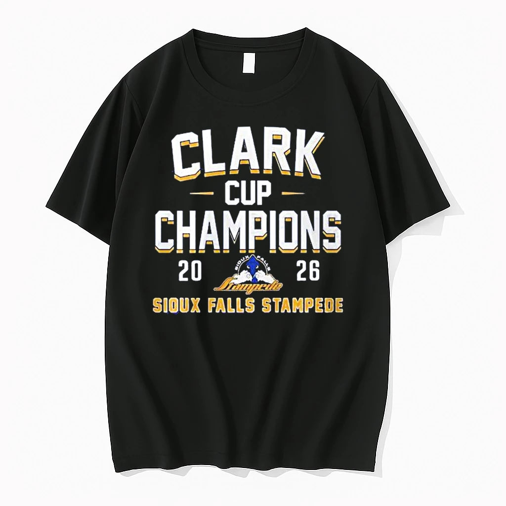 Officials Sioux Falls Stampede Ushl Champions 2026 Hockey 1 Premium T Shirt
